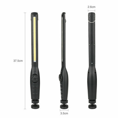 USB Rechargeable Work Light Magnetic LED Flashlight Flexible Cordless Torch Automotive Inspection Emergency Light 2 PACK SchmuckNeu