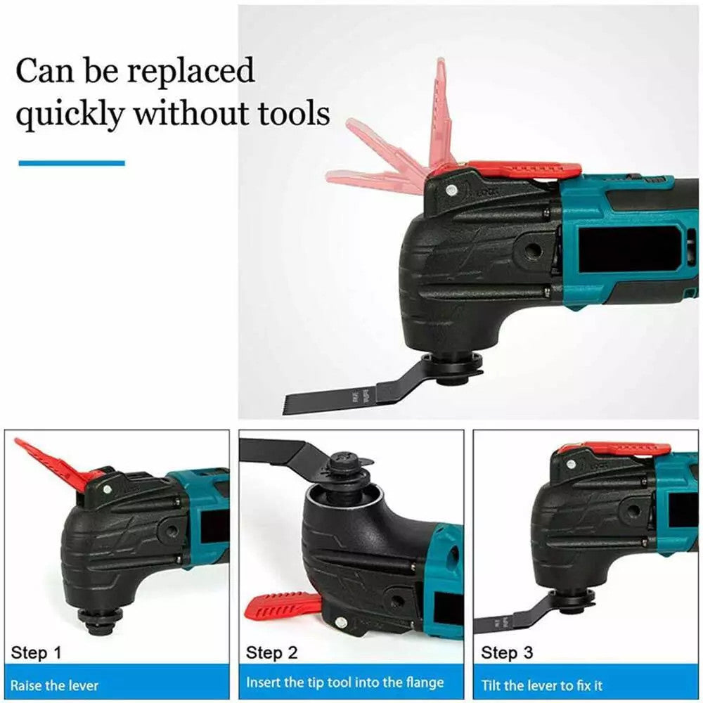 Oscillating Multi-Tool For Makita 18V Battery Versatile Cordless Sander With Sawing, Sanding And Cutting Functions No Batteries Or Chargers Required SchmuckNeu