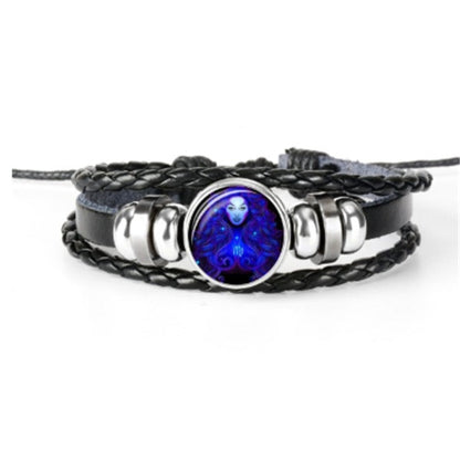Zodiac Constellation Bracelet Braided Design Bracelet For Men Women Kids SchmuckNeu