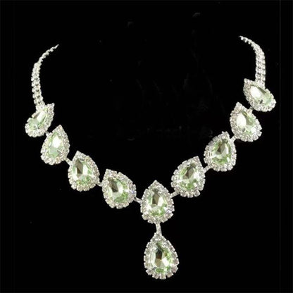 Blue Zirconia Kette – Funkelnde Damen-Halskette mit Zirkonia-Glanz - Lunastein