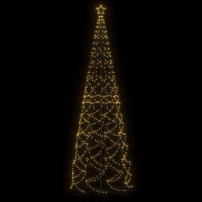 LED Christmas Tree Cone Shape Warm White 1400 LEDs 160x500 cm