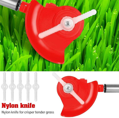 Electric Cordless Lawn Trimmer With 2 Batteries And Charger Brush Cutter Brushcutter Red SchmuckNeu