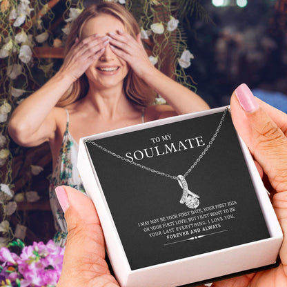 Für immer verbunden – Soulmate Halskette mit Zirkonia & Geschenkbox - Lunastein