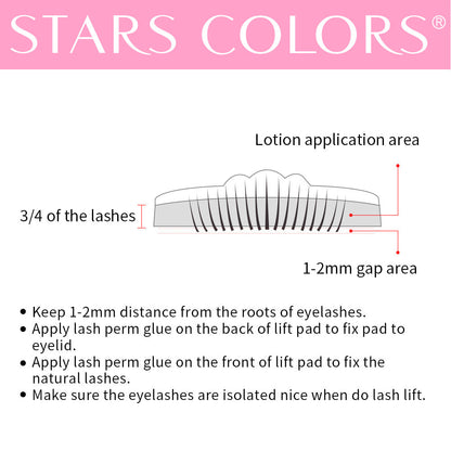 ICONSIGN 10 Pairs Pouch Eyelash Perm Lotion Lashes Lift Quick Perming 5 To 8 Minutes Beauty Makeup Tools SchmuckNeu