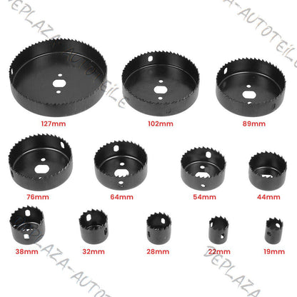 Wood Set 16-piece 19 To 127mm -2 Adapter Circular Saw Transport Case
