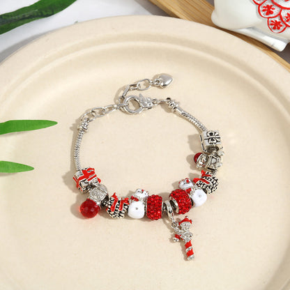 Winterwunder-Charms – Charm Armband mit Schneeflocken & Glöckchen - Lunastein