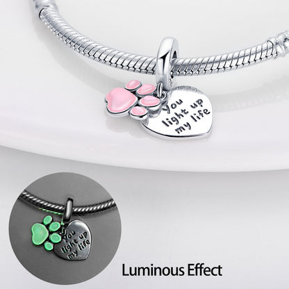 Magic Glow Charm Varianten – Leuchtende & farbwechselnde DIY-Anhänger in 925 Silber - Lunastein