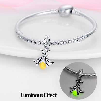 Magic Glow Charm Varianten – Leuchtende & farbwechselnde DIY-Anhänger in 925 Silber - Lunastein