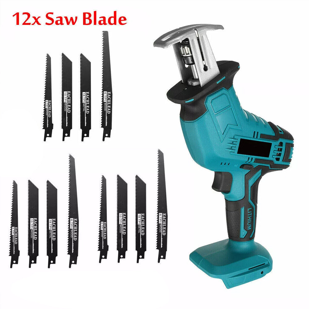 3000rpm Battery Saw With 12 Blades Electric Reciprocating Saw Tiger Saw SchmuckNeu