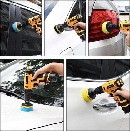 22pcs Set Polishing Polishing Sponge Cordless Screwdriver Polishing Pads Polishing Attachment For Car