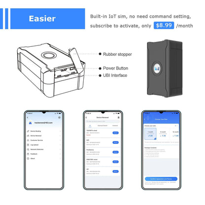 GPS Tracker Auto Echtzeitpositionierung Online-Tracking Diebstahlschutz SchmuckNeu