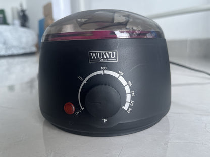 Waxing Kit 11 Items WUWUVISTA Hair Removal Wax Kit With Wax Melt Warmer Waxing Beads For Face,Brazilian,Full Body,Bikini,Sensitiive Skin Suitable For Plugs Of American, European Specification SchmuckNeu