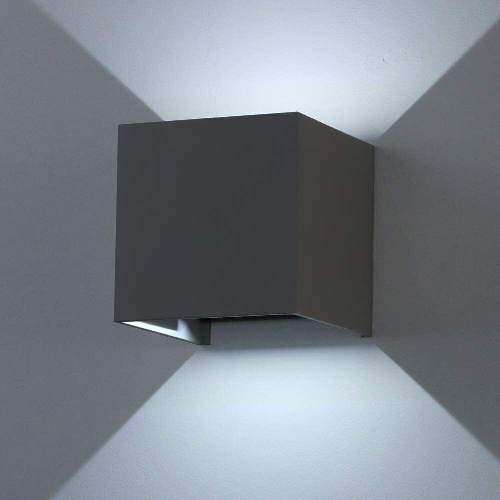 wall lamp cube led wall light fixture lamp up down for outdoor indoor waterproof