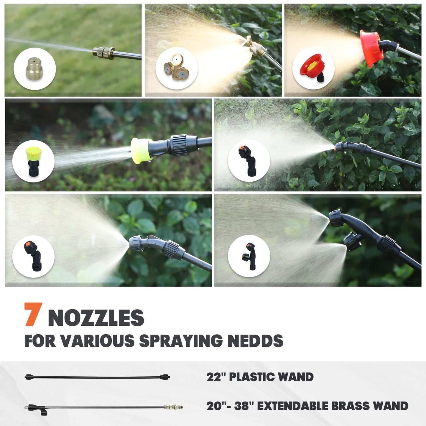 12 l 3gallon lawn garden sprayer compatible with18v battery