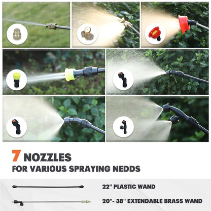 12 L 3Gallon Lawn Garden Sprayer Compatible With18V Battery