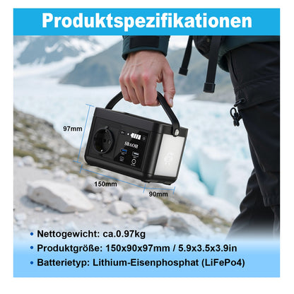 Portable Power Station,120W 88.8Wh Lithium Battery Solar Generator Quick Charge 230V AC Outlets DC Ports And LED Flashlight,Solar Panel Is Not Included Love Local Jewelry