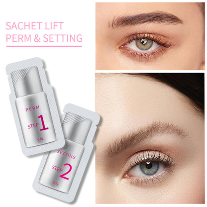 ICONSIGN 10 Pairs Pouch Eyelash Perm Lotion Lashes Lift Quick Perming 5 To 8 Minutes Beauty Makeup Tools SchmuckNeu
