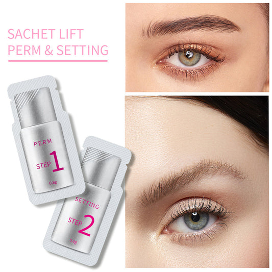 ICONSIGN 10 Pairs Pouch Eyelash Perm Lotion Lashes Lift Quick Perming 5 To 8 Minutes Beauty Makeup Tools SchmuckNeu