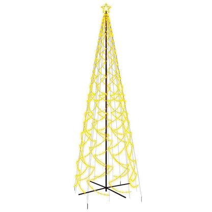 LED Christmas Tree Cone Shape Warm White 1400 LEDs 160x500 cm