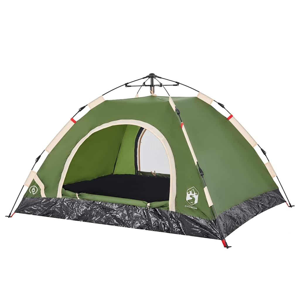 camping tent 2 persons green quick release