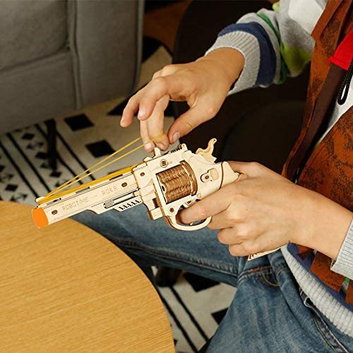 Robotime Gun Blocks Model Buliding Kit Toys Gift For Children Kids Boys Birthday Gift SchmuckNeu