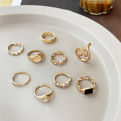Ring Ins Small Joint Ring Set - Lunastein