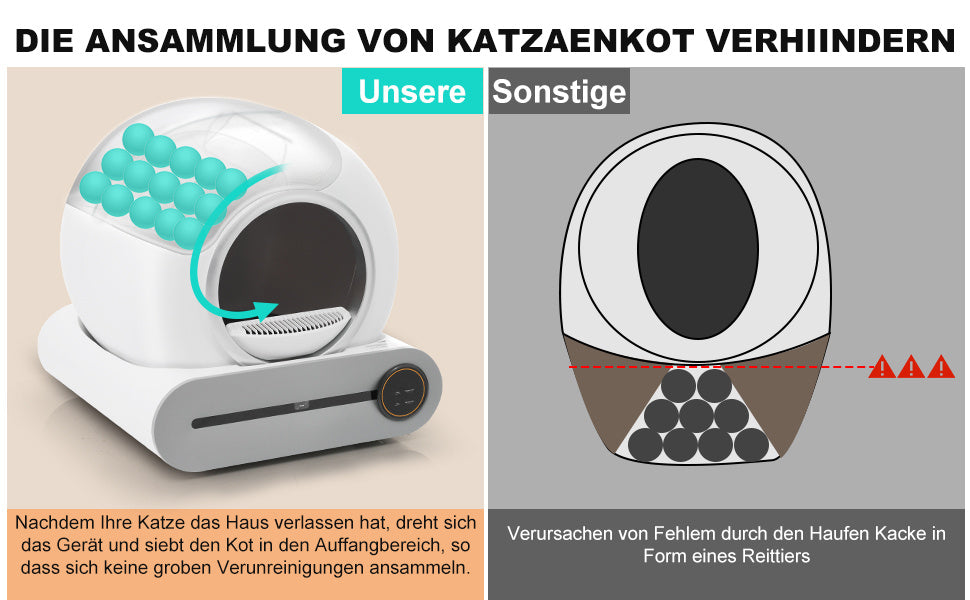 katzentoilette fur die reinigung aus kunststoff schmuckneu